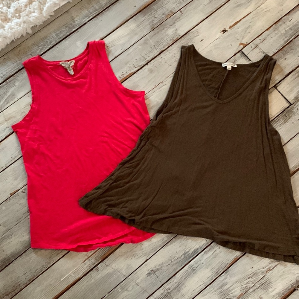 Anthropologie and Zenana Outfitters Tanks